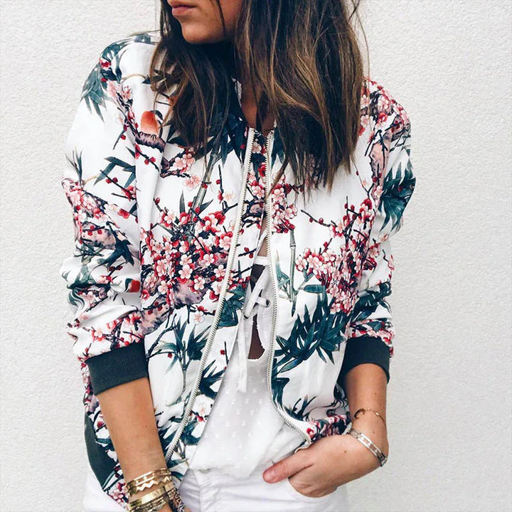 Josie - Floral Spring Bomber