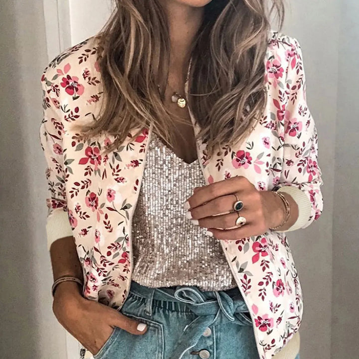 Josie - Floral Spring Bomber