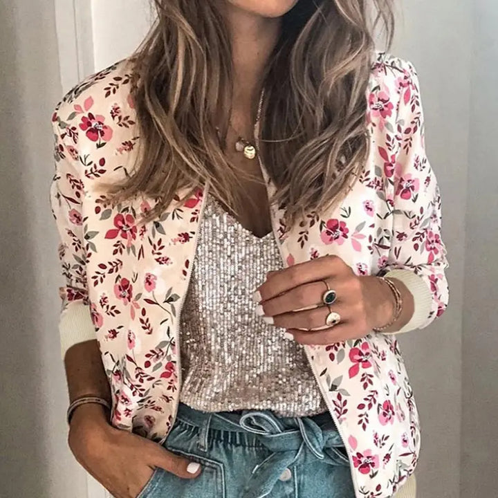 Josie - Floral Spring Bomber