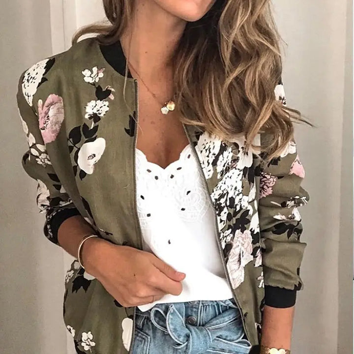 Josie - Floral Spring Bomber