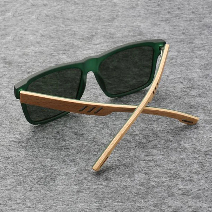 Vesuvio -  Bamboo Wood Polarized Sunglasses