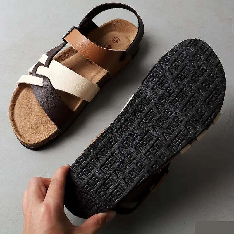 Mael Leather Sandals