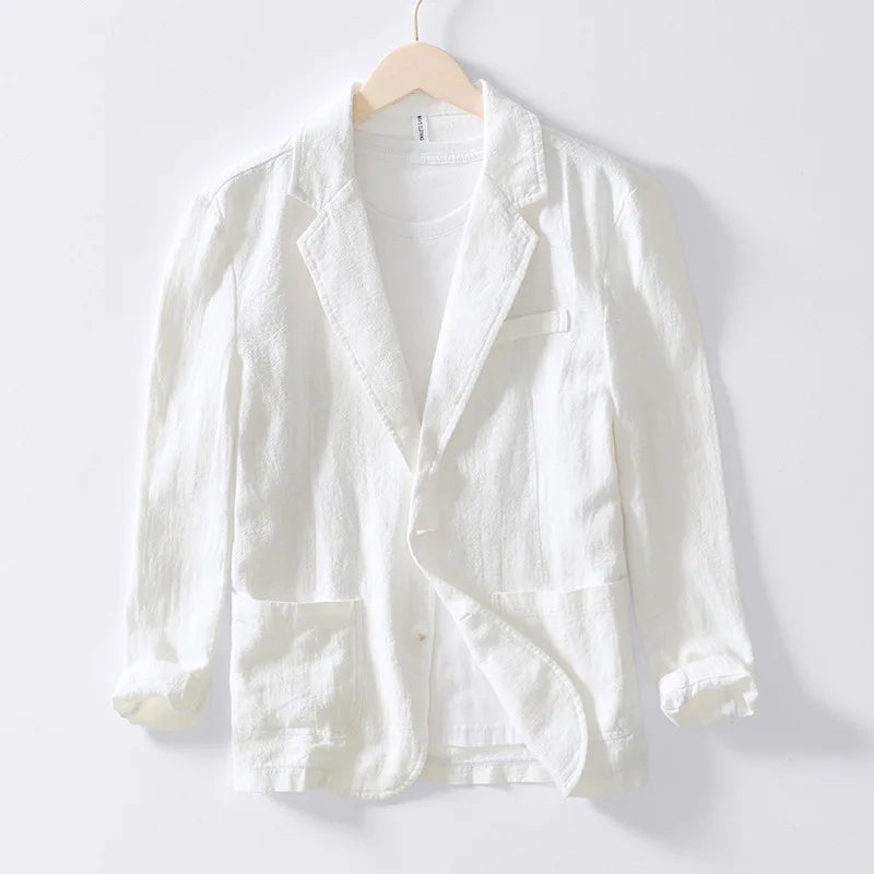 Lorenzo Linen Blazer