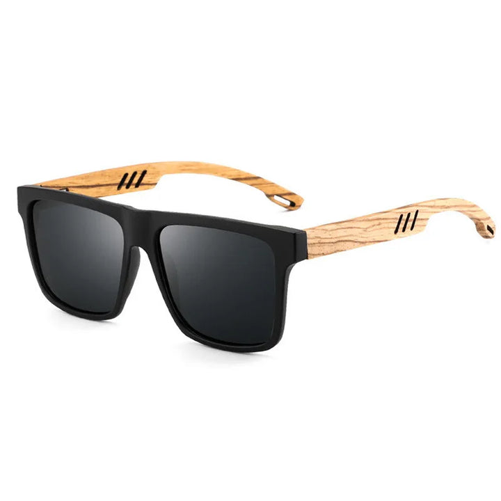 Vesuvio -  Bamboo Wood Polarized Sunglasses