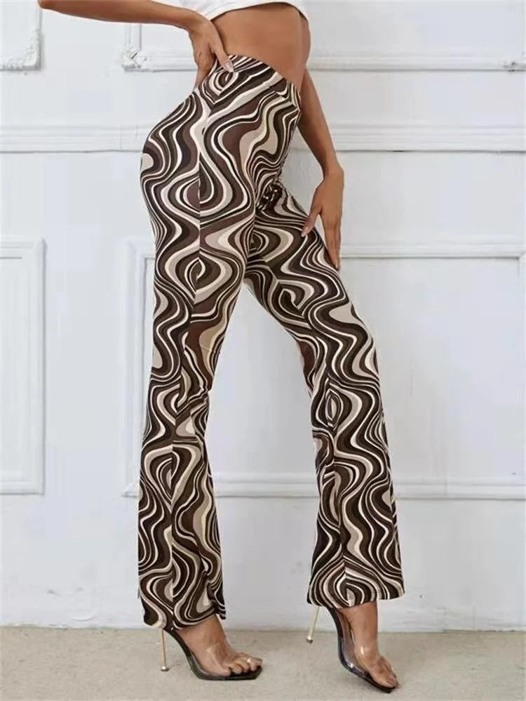 Laurena - Casual High Waisted Pants