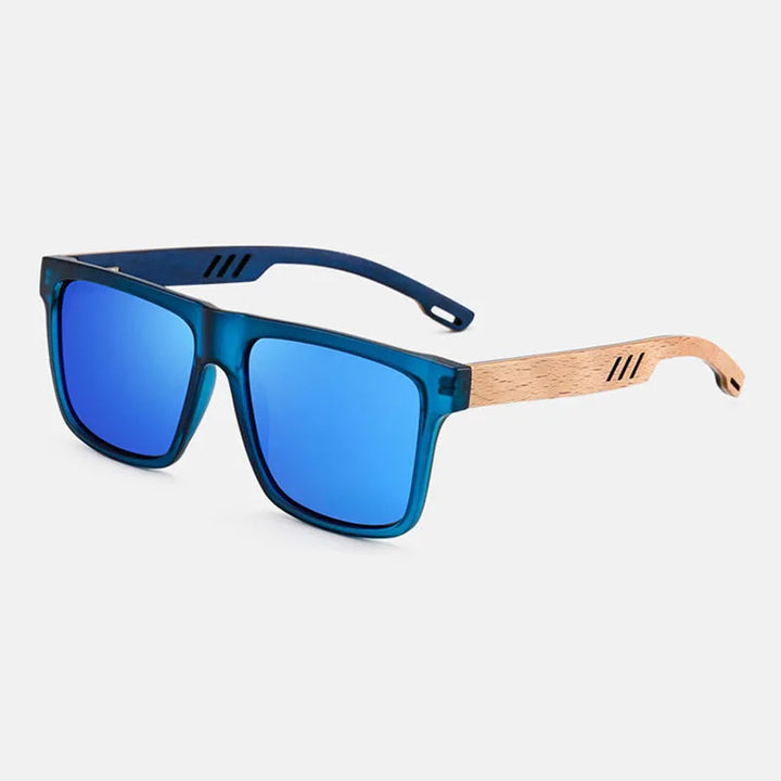 Vesuvio -  Bamboo Wood Polarized Sunglasses